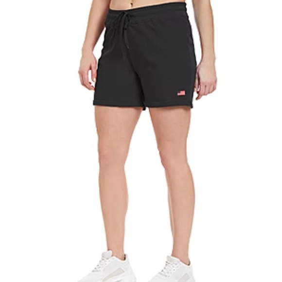 PSK collective Women’s running short, Moisture wicking, mid length, Black, Large - Picture 2 of 10